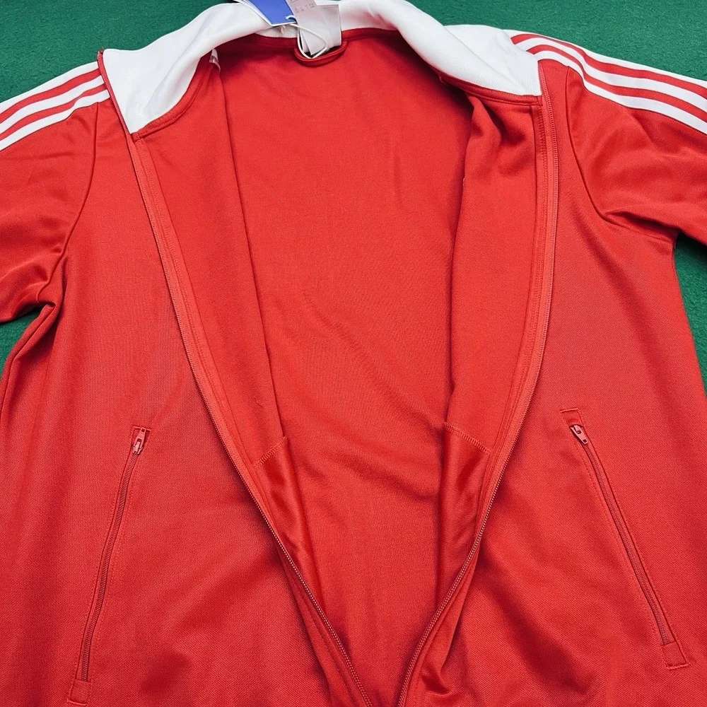 Adidas Originals CLASSIC Beckenbauer Track Jacket And Pants White Red Men's XL